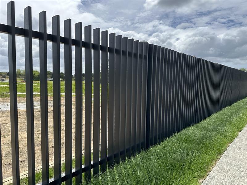 Finn Contour Raking Vertically Finned Panel