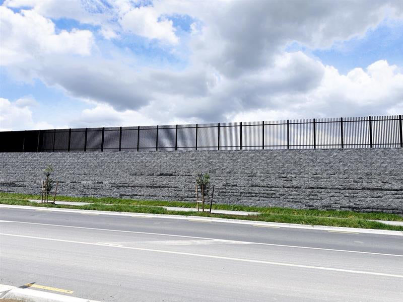 Finn Contour Raking Vertically Finned Panel