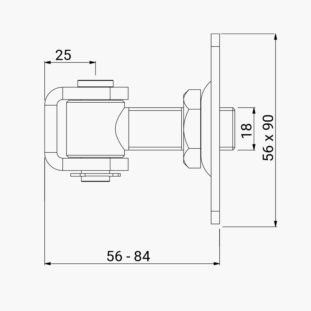 CAIS Bolt-On Pintle Hinge | Edgesmith