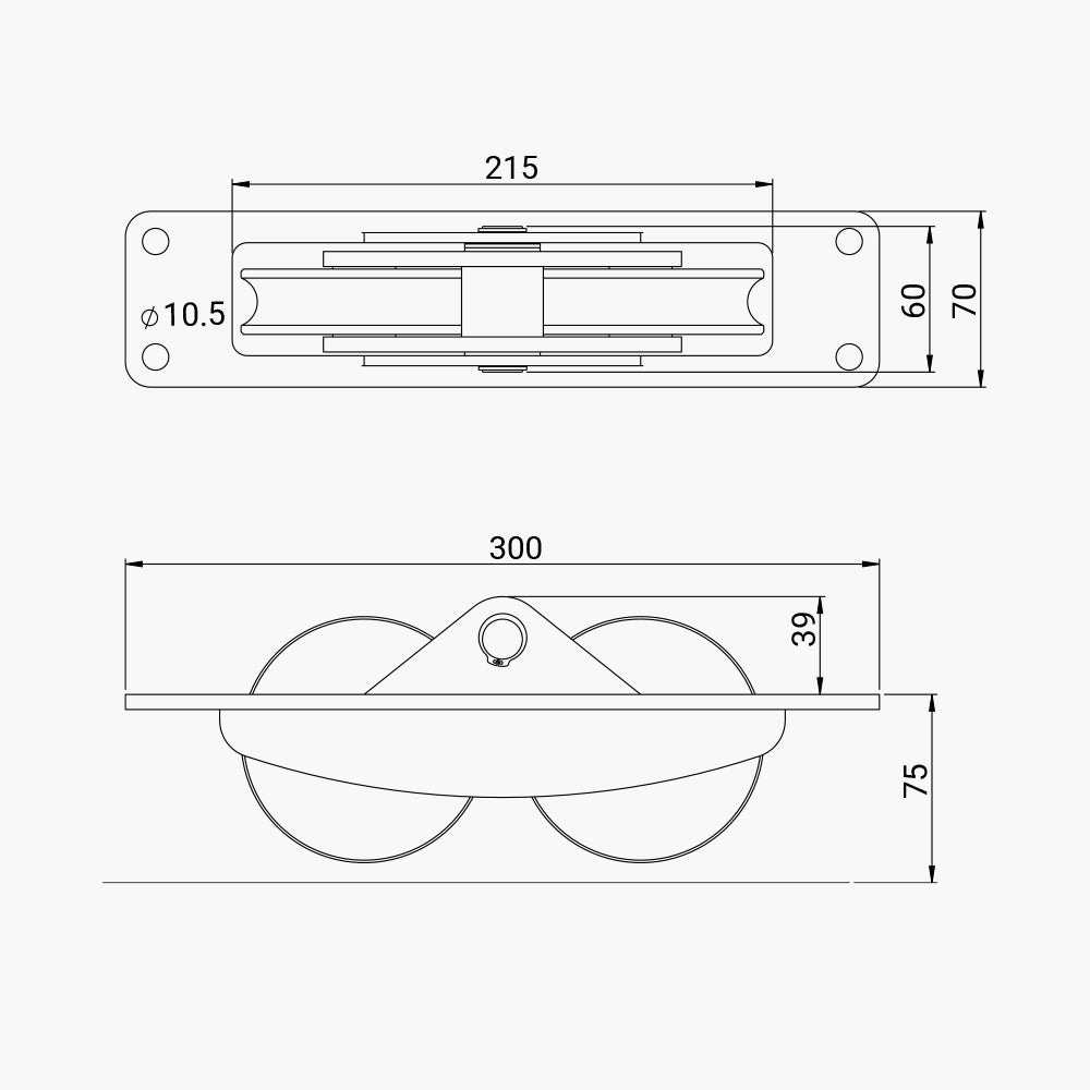 Double Rebate Gate Wheel Edgesmith