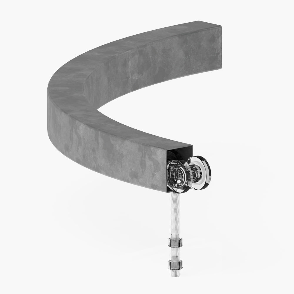 Hercules Curved Track Section | Edgesmith