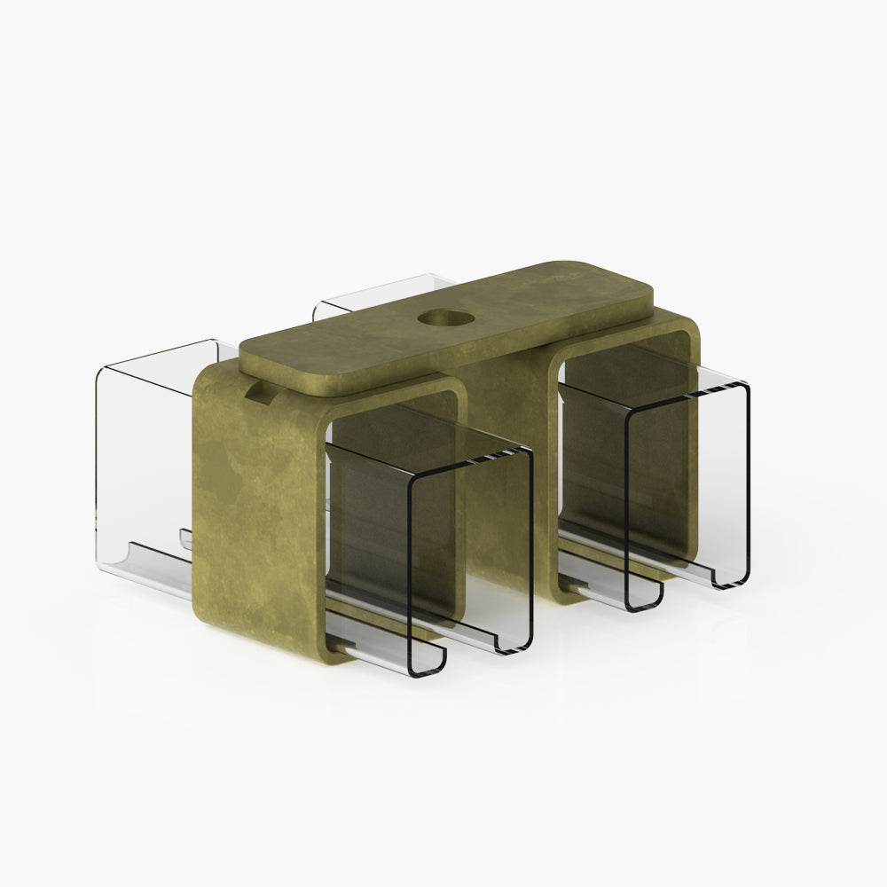 Hercules Double Overhead Bracket | Edgesmith