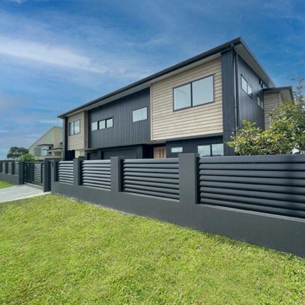 The Verve-Louvre Bladed Fence Panel | Edgesmith