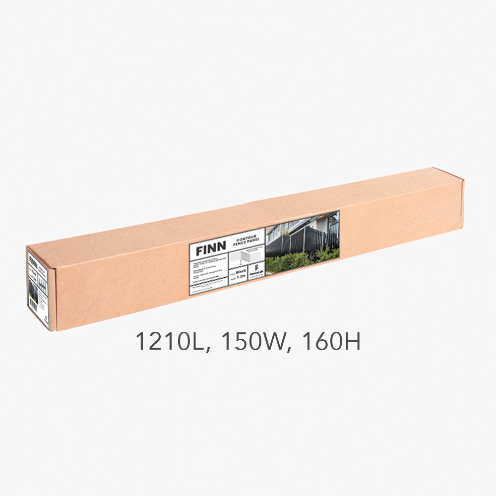 Finn Contour Raking Vertically Finned Panel
