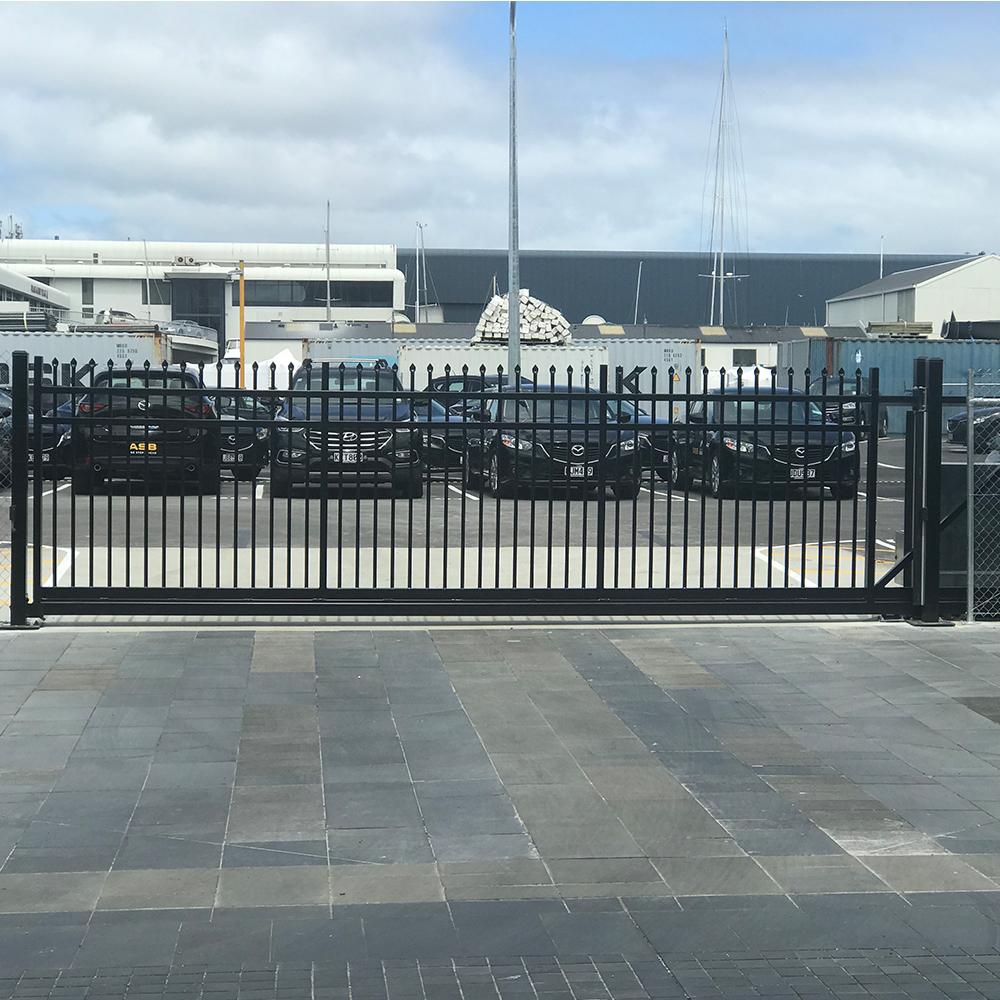 The Mercury Gate Aluminium Raking Gate | Edgesmith