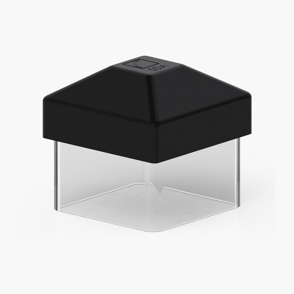 Square Aluminium Post Cap - Edgesmith