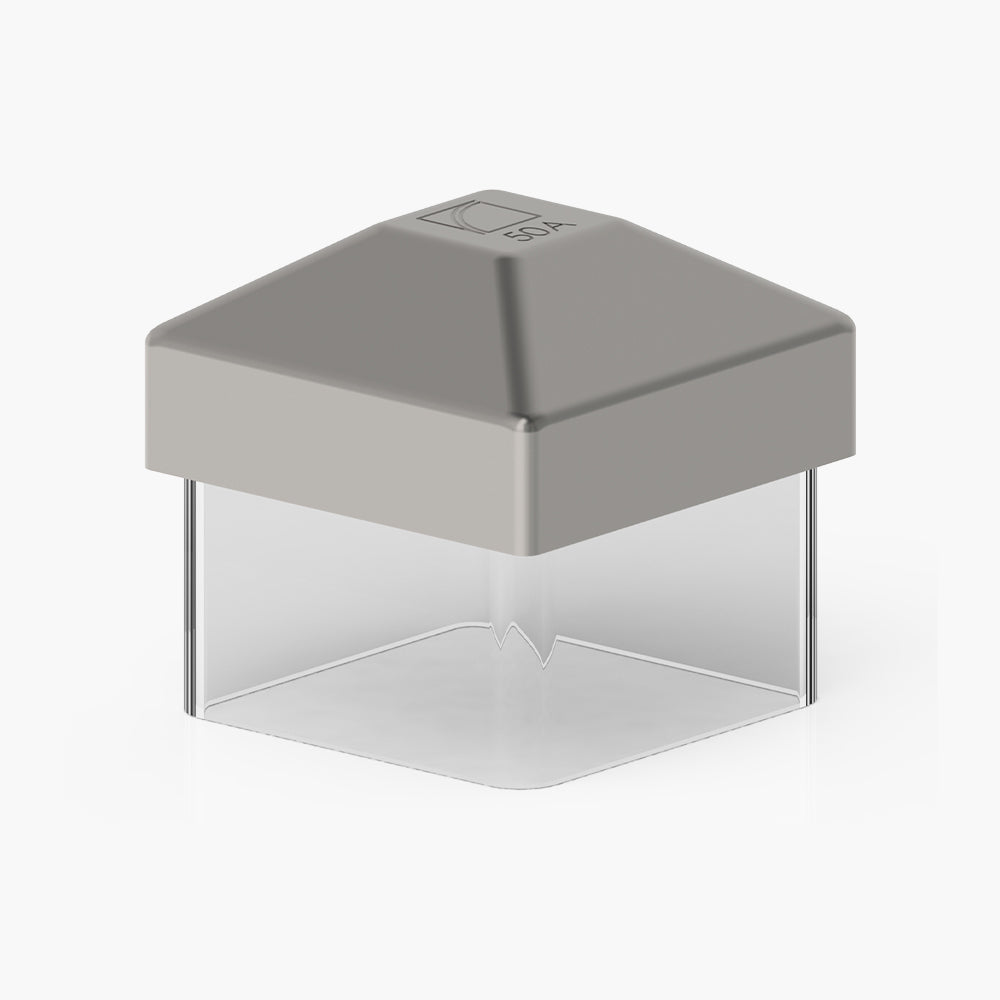 Square Aluminium Post Cap - Edgesmith