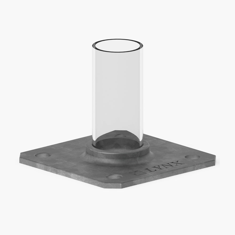 Square Flange for Round Pipe - Edgesmith