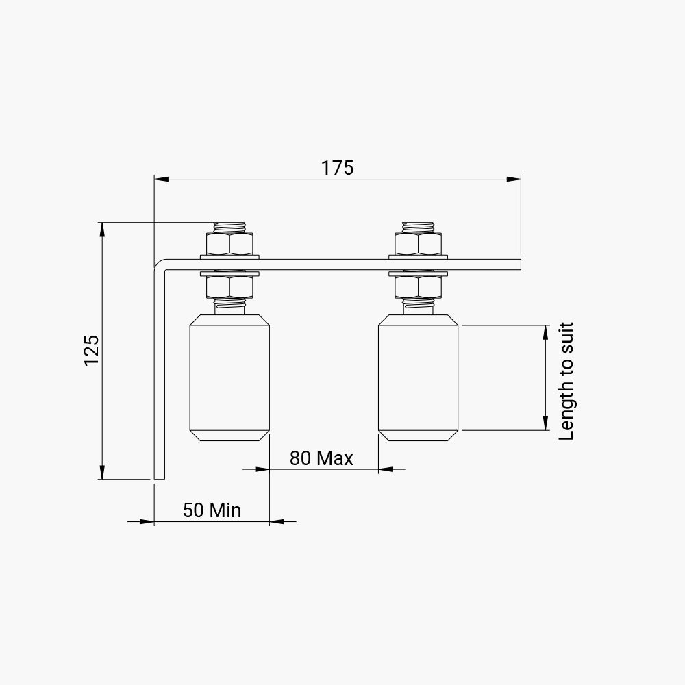 Overhead Guide Roller Bracket - Edgesmith