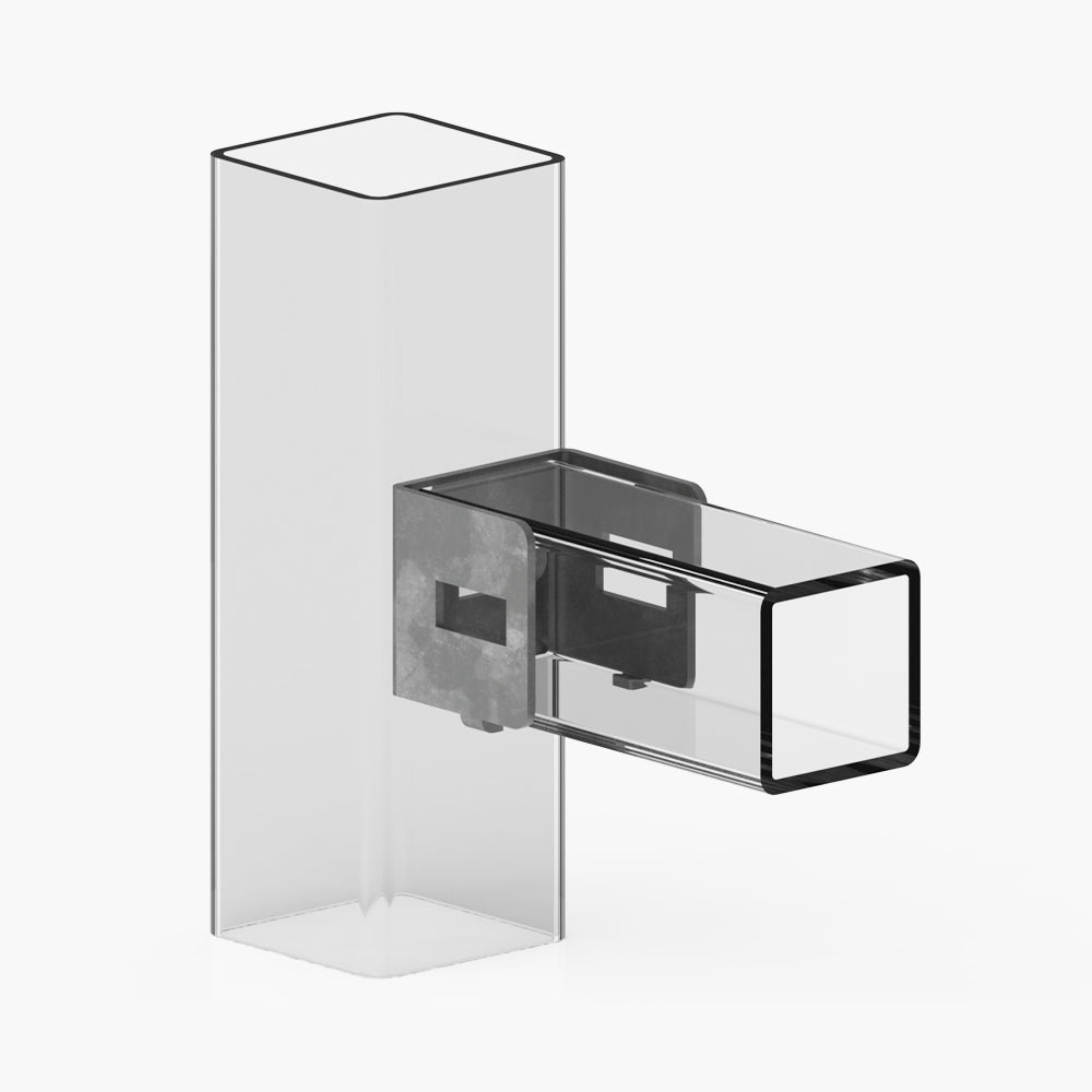 Steel U-Bracket 40x40 Rail - Edgesmith