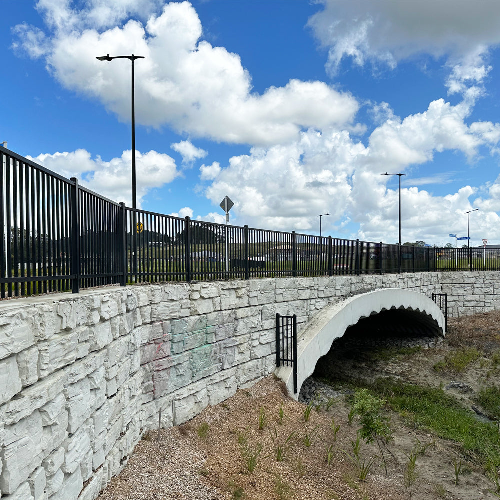 The Mercury Balustrade Aluminium Raking Panel | Edgesmith