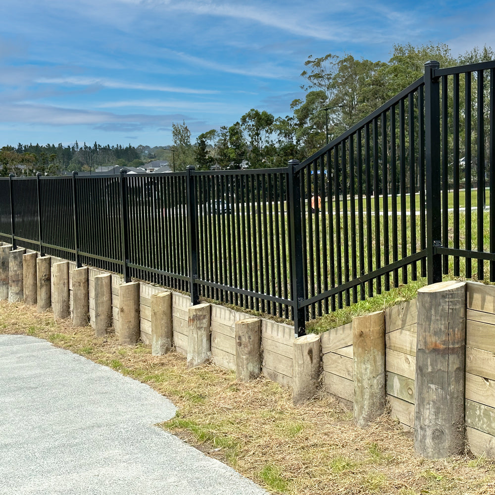 The Mercury Balustrade Aluminium Raking Panel | Edgesmith