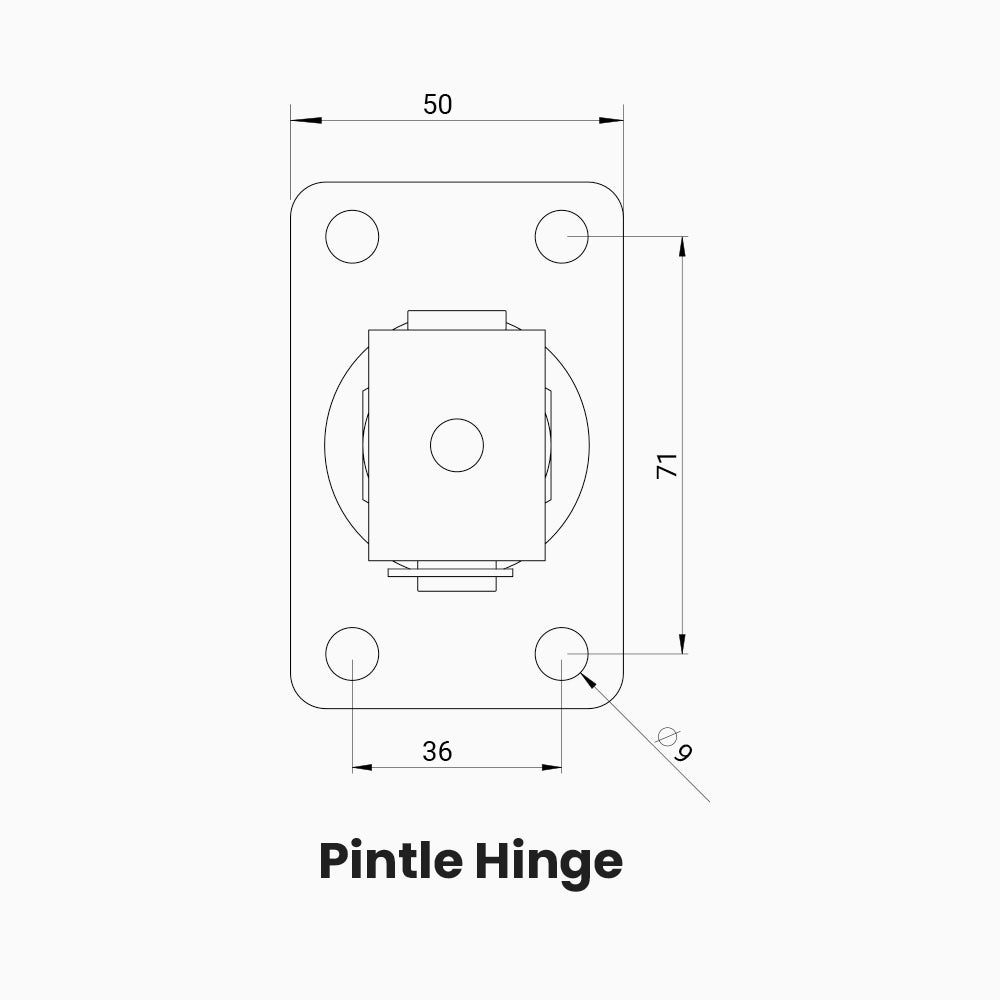 CAIS Bolt-On Pintle Hinge | Edgesmith
