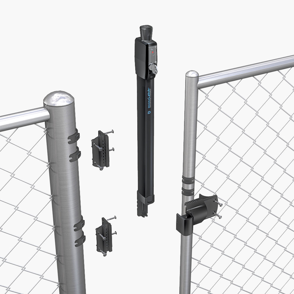 MagnaLatch TopPull Round Post Adaptor Kit | Edgesmith