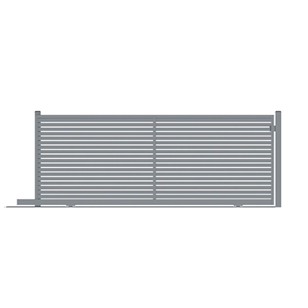 The Oasis Gate-Aluminium Slat Gate | Edgesmith