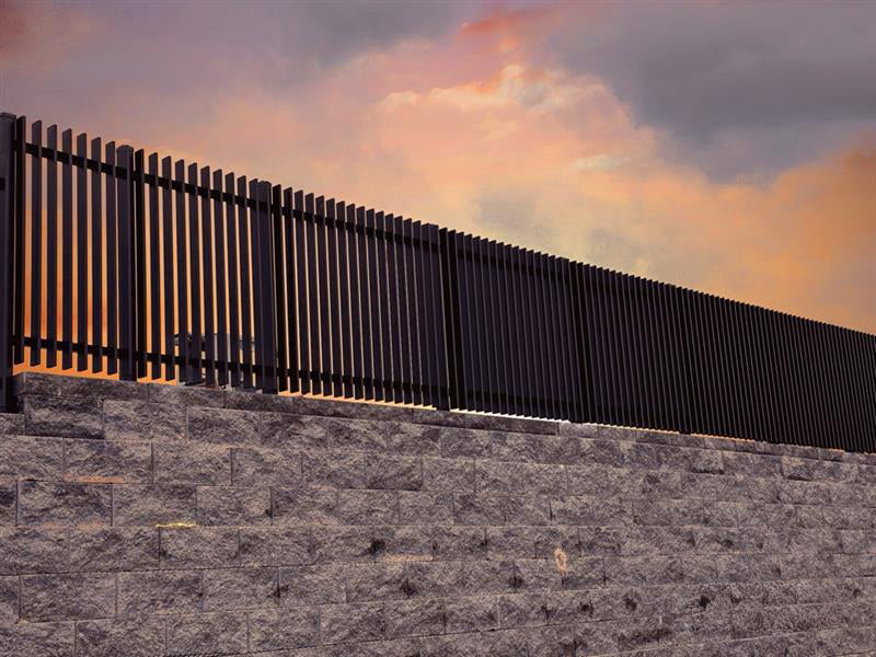 Finn Contour Raking Vertically Finned Panel