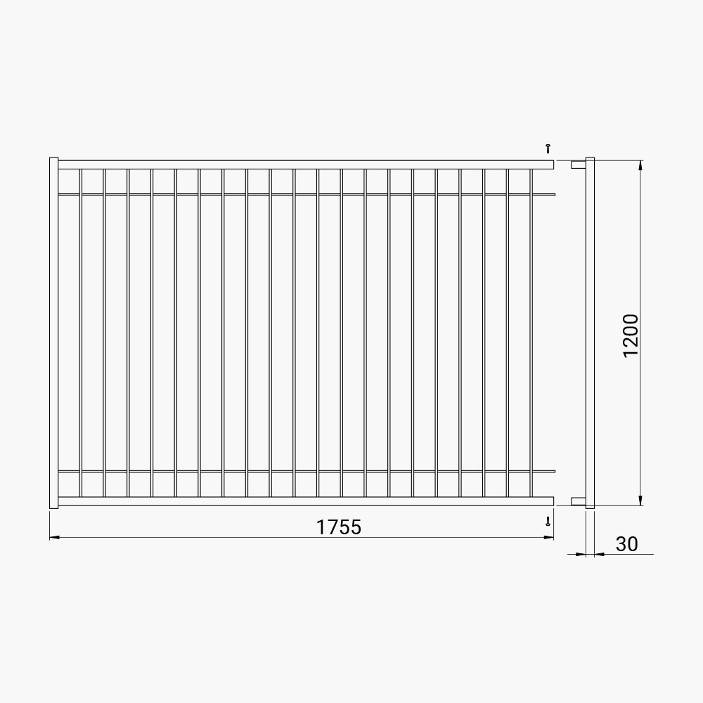 Adjustable driveway gate | Edgesmith