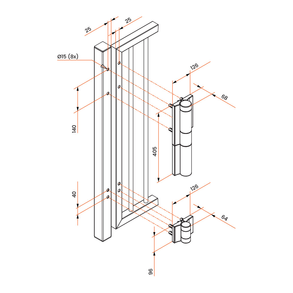Mammoth Self-Closing Hinge