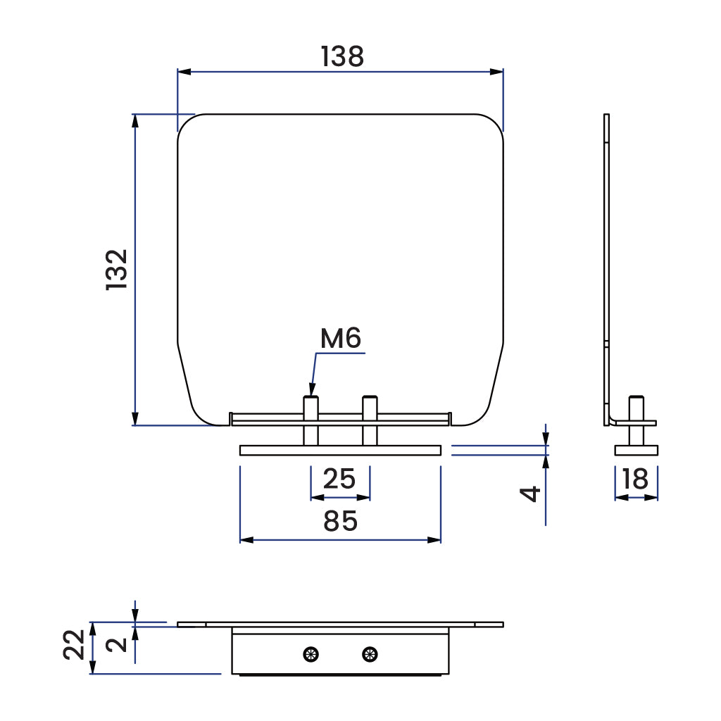 Large Cantilever End Cap