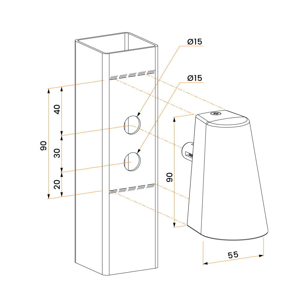 Tricone Gate Light