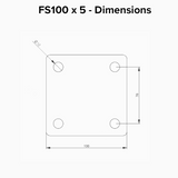 FS100 x 5 - Dimensions | Edgesmith