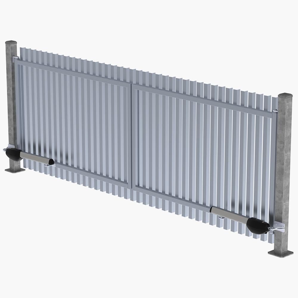 The Nicks Gate Aluminium Angle Picket Gate | Edgesmith