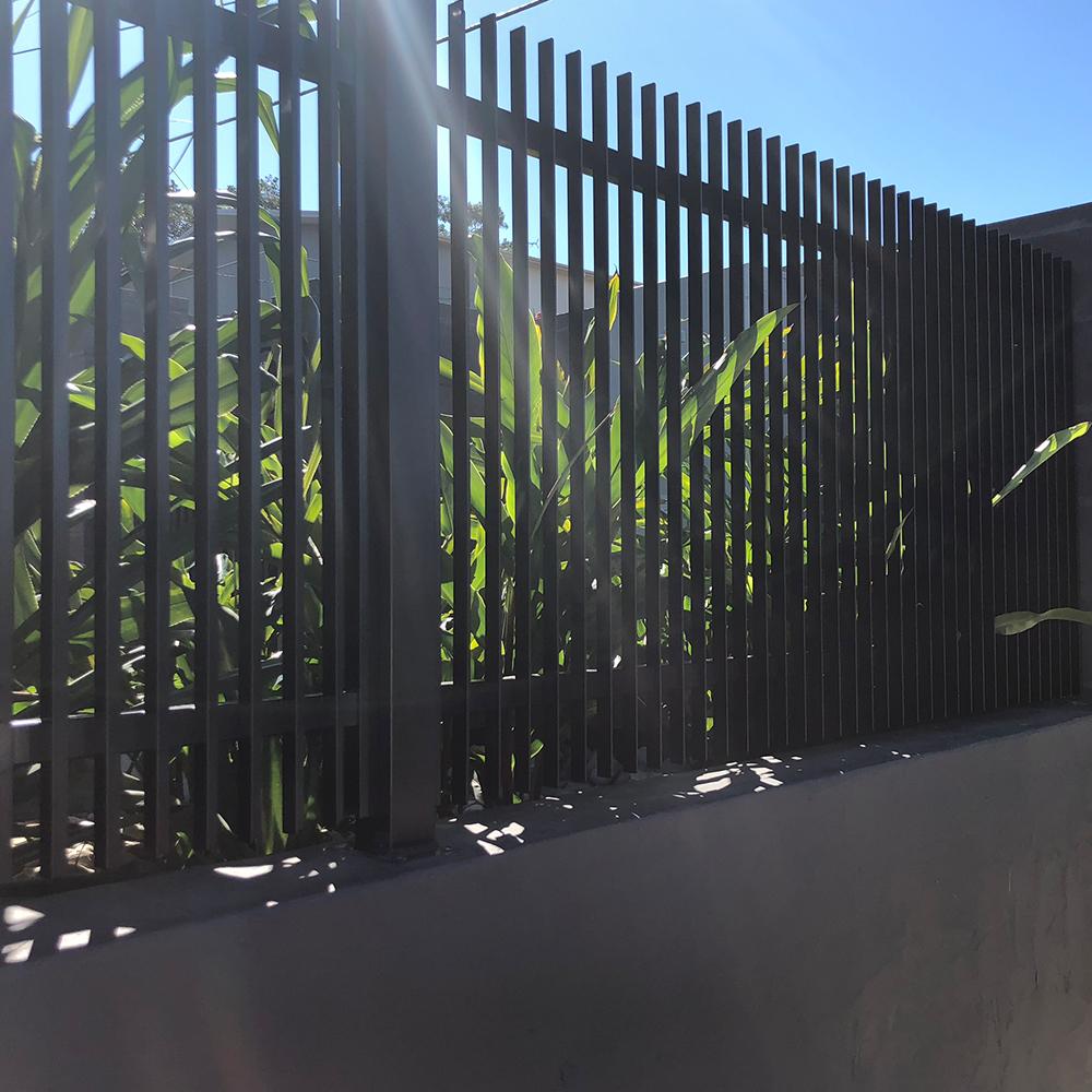 The Nicks Aluminium Angle Picket Fence Panel | Edgesmith