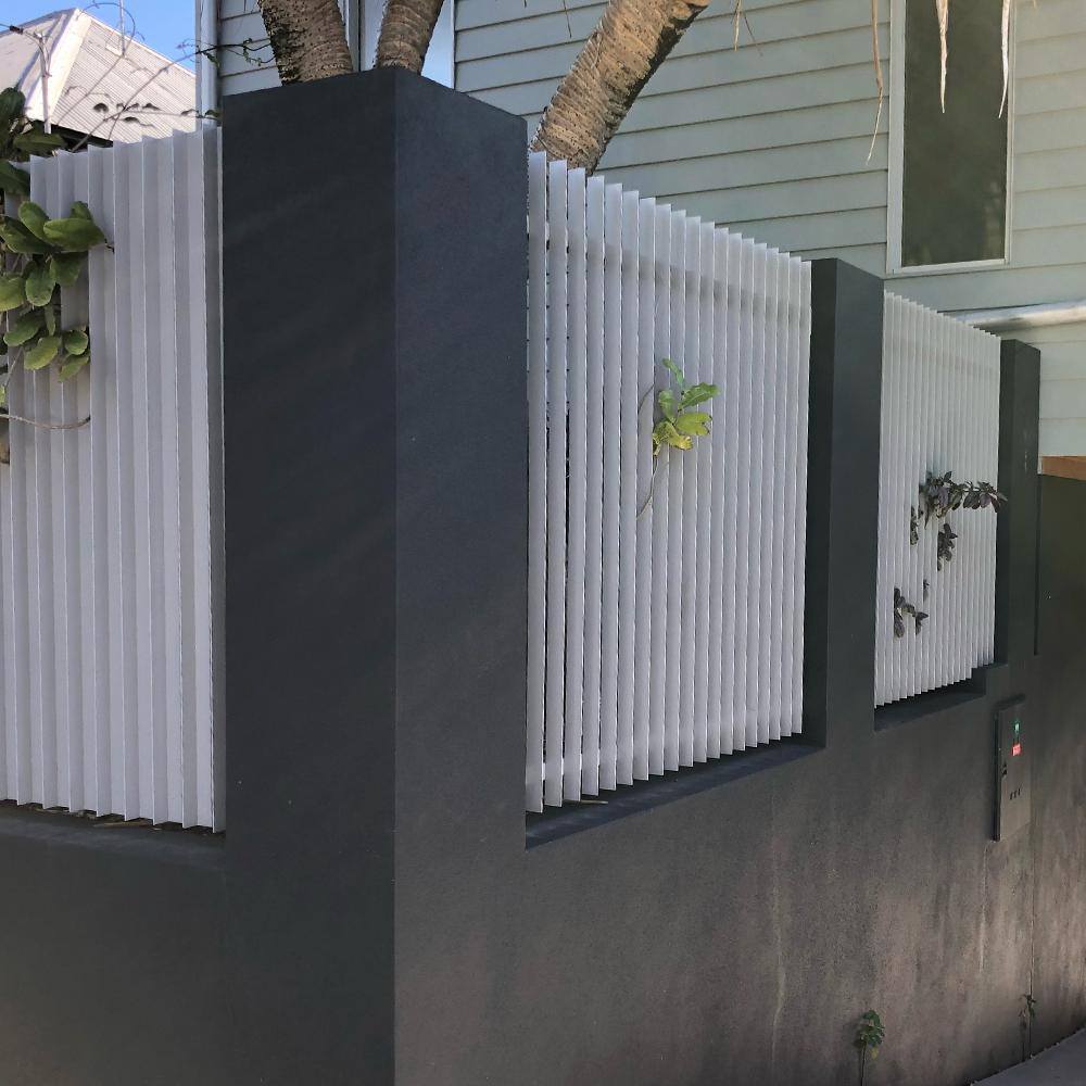 The Nicks Aluminium Angle Picket Fence Panel | Edgesmith