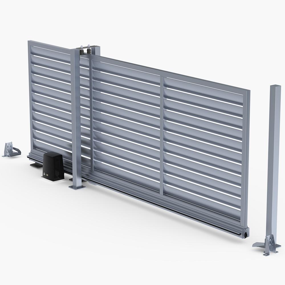 The Verve Gate-Aluminium Louvre Bladed Gate | Edgesmith