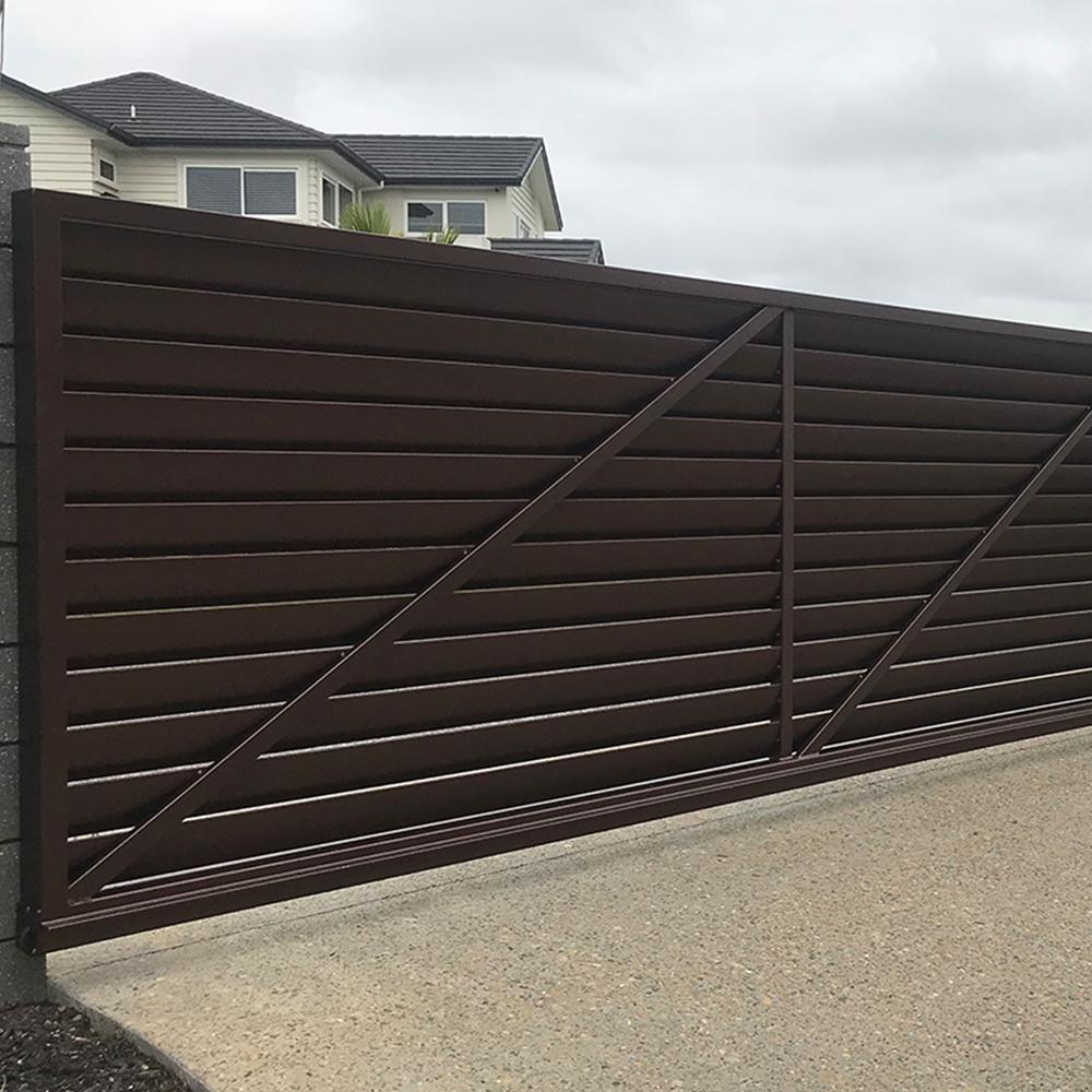 The Verve Gate-Aluminium Louvre Bladed Gate | Edgesmith