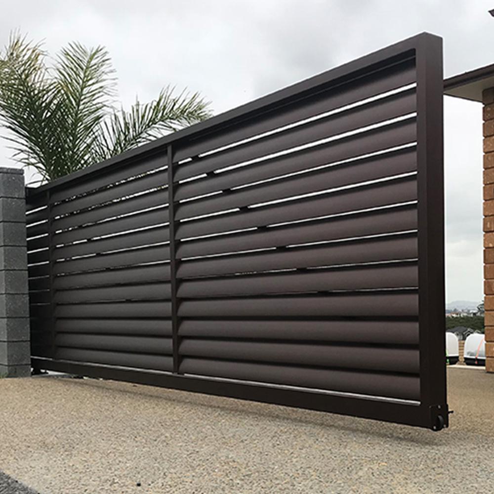 The Verve Gate-Aluminium Louvre Bladed Gate | Edgesmith