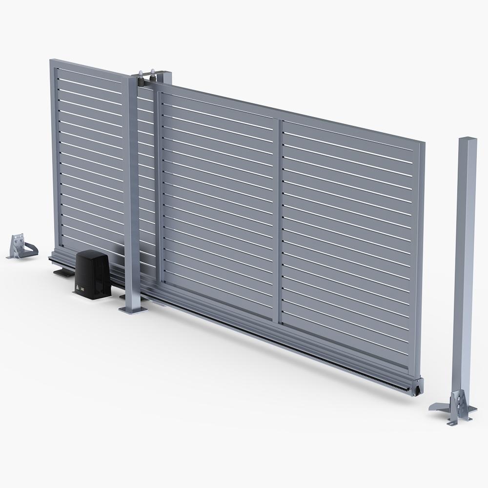 The Oasis Gate-Aluminium Slat Gate | Edgesmith