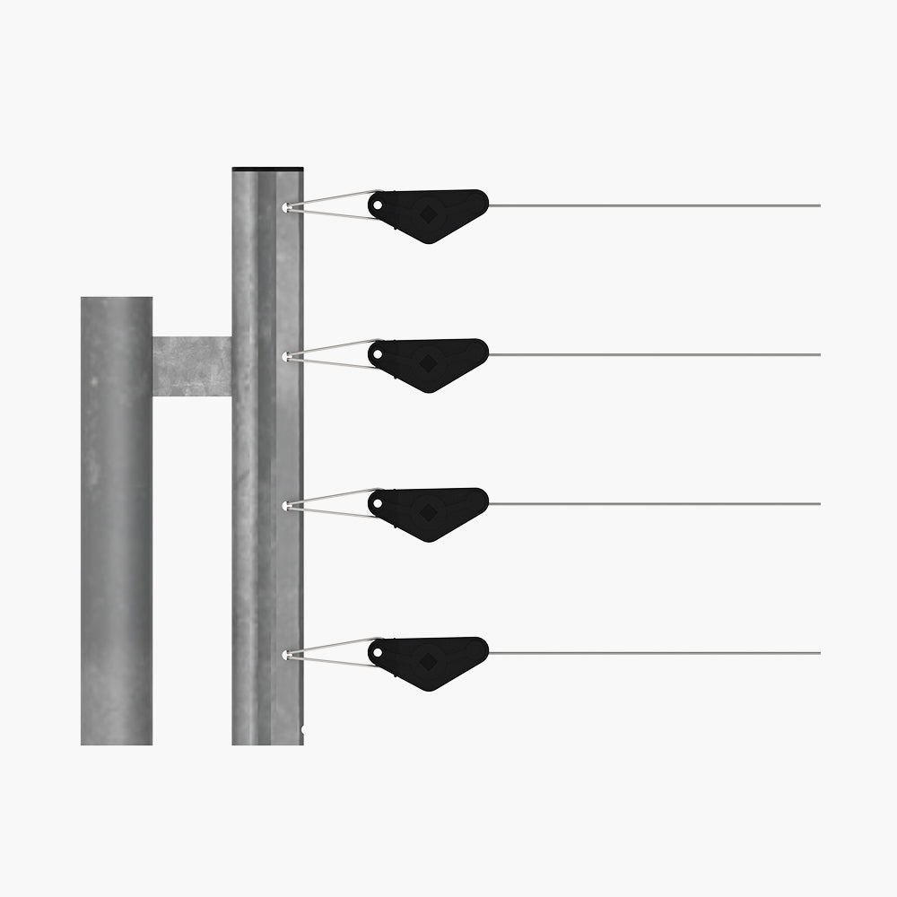 Electric Security Fence Post - Edgesmith