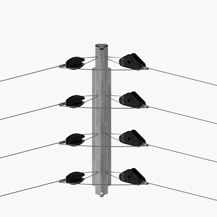 Electrical Protection Post Electric Security Fence Post | Edgesmith