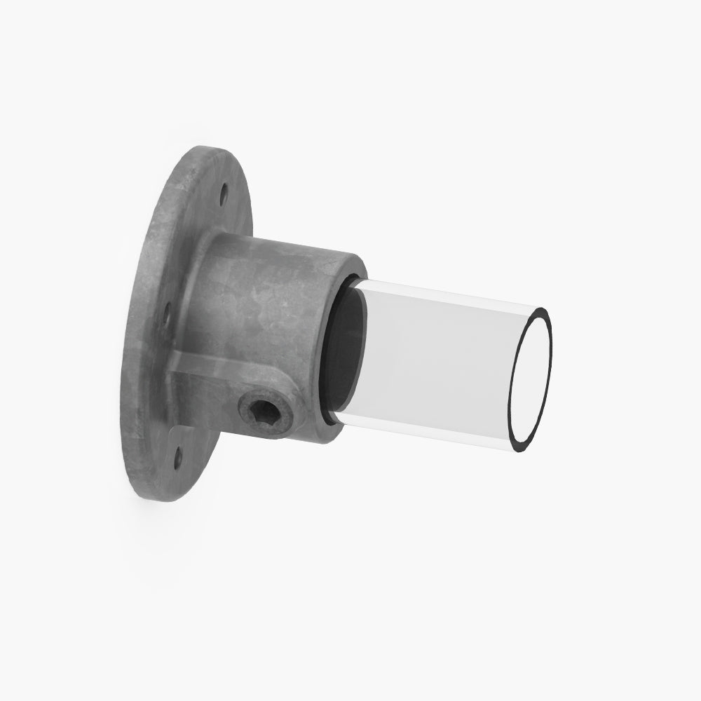 Pipe Clamp 4.01 - Wall Flange | Edgesmith