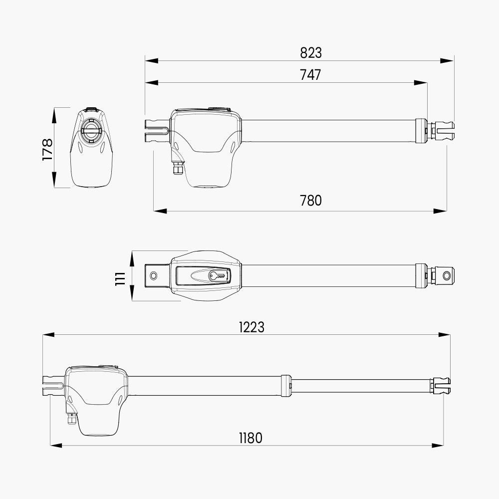 Roger Monos 400kg Swing Gate Operator - Edgesmith