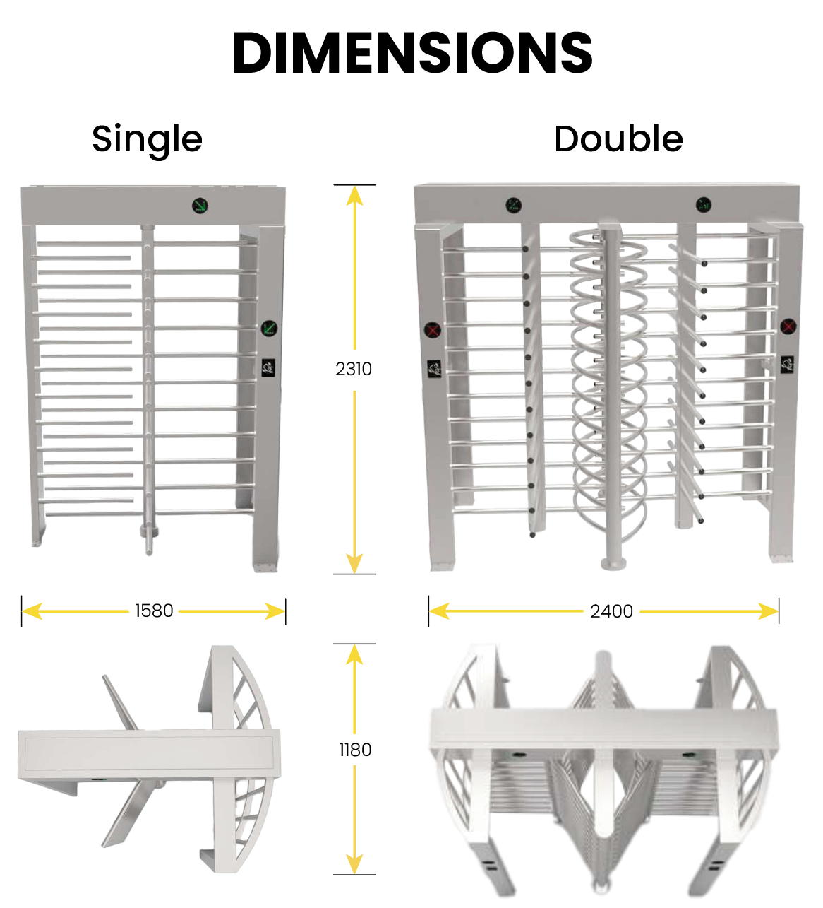 Full Height Turnstile