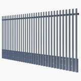 The Nicks Aluminium Angle Picket Fence Panel | Edgesmith