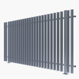 The Nicks Aluminium Angle Picket Fence Panel | Edgesmith