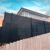 The Oasis-Aluminium Slat Fence Panel | Edgesmith